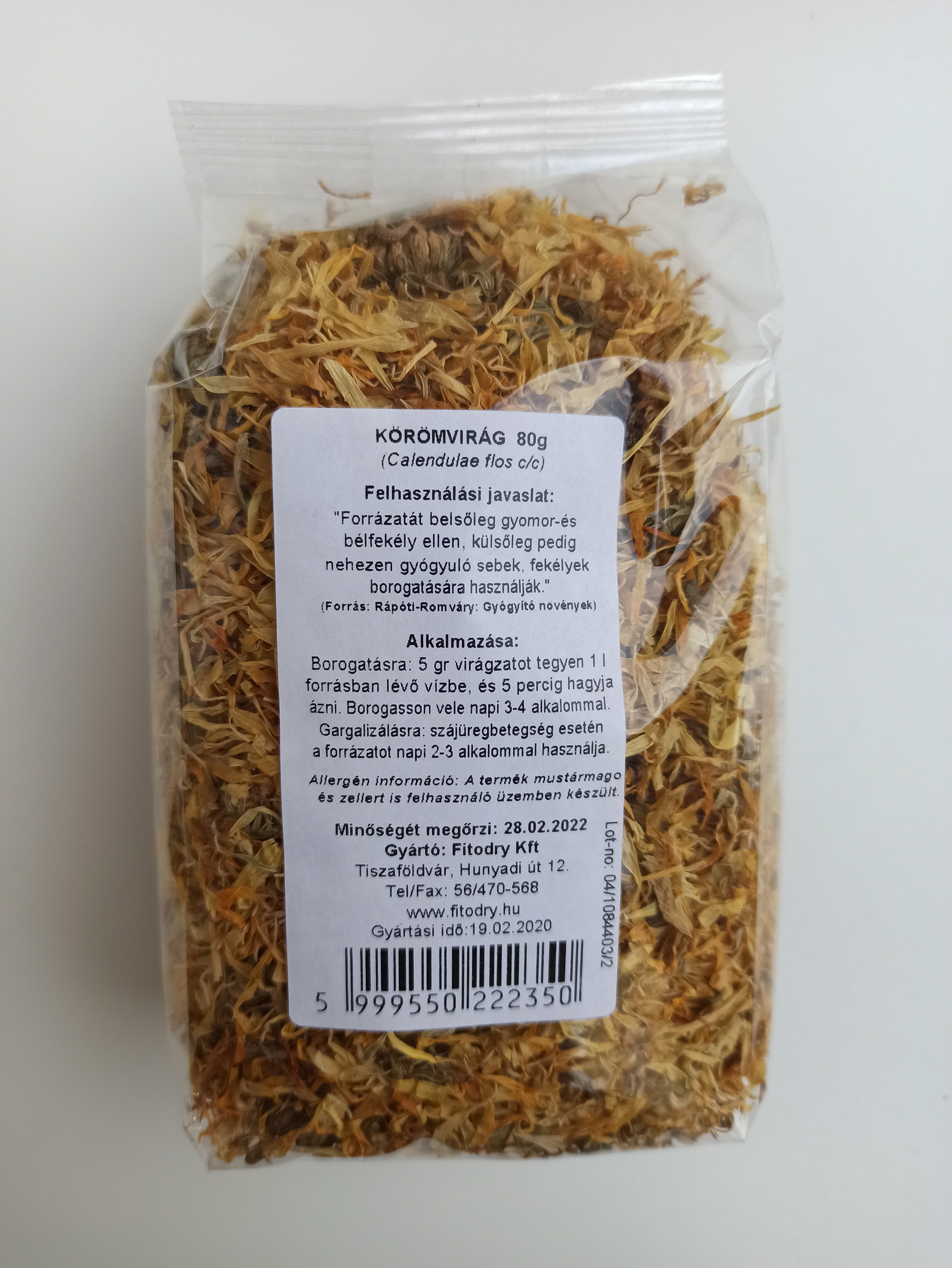 Fitodry Körömvirág Tea 80g