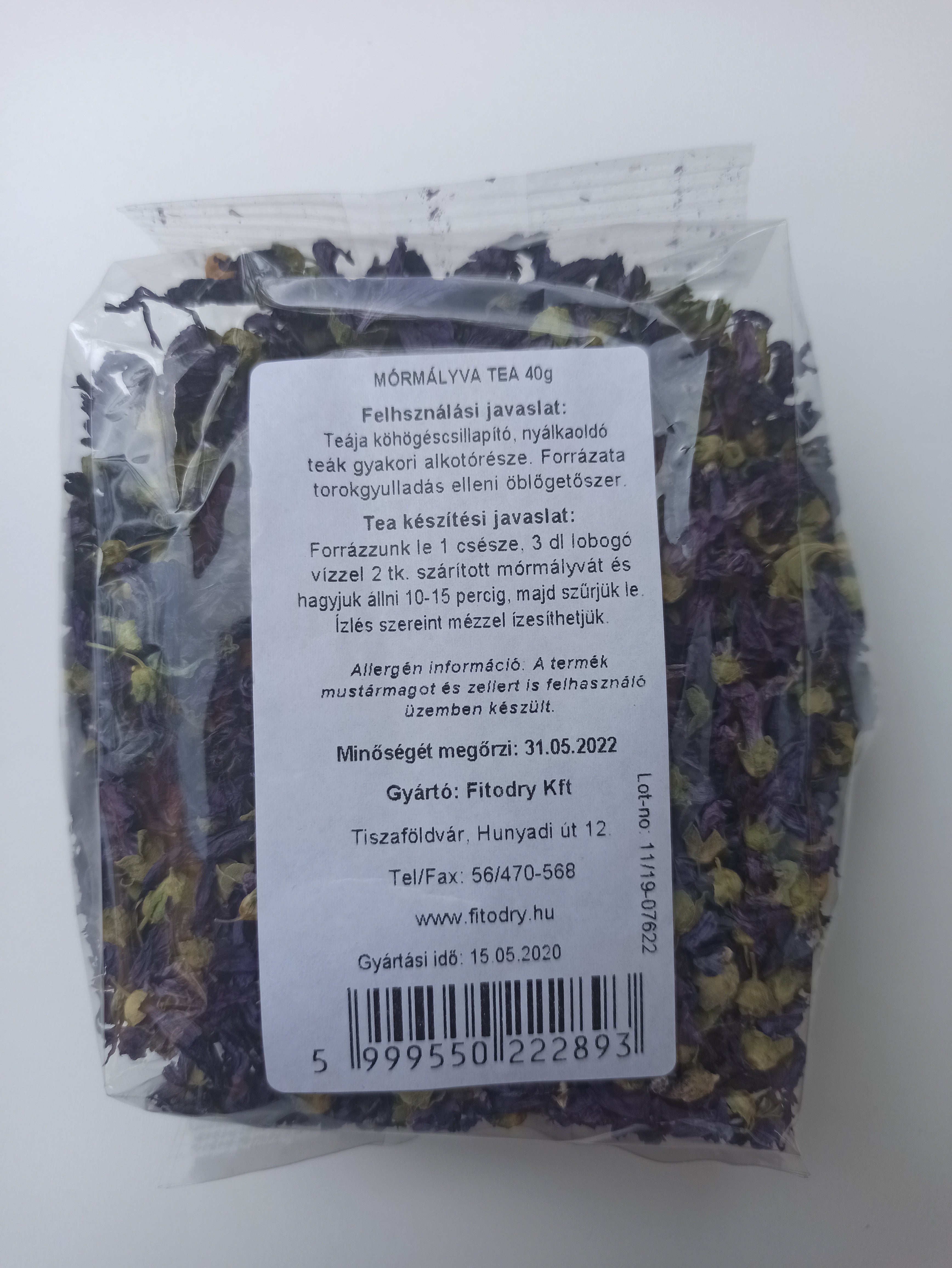 Fitodry Mórmályva Virág 40g