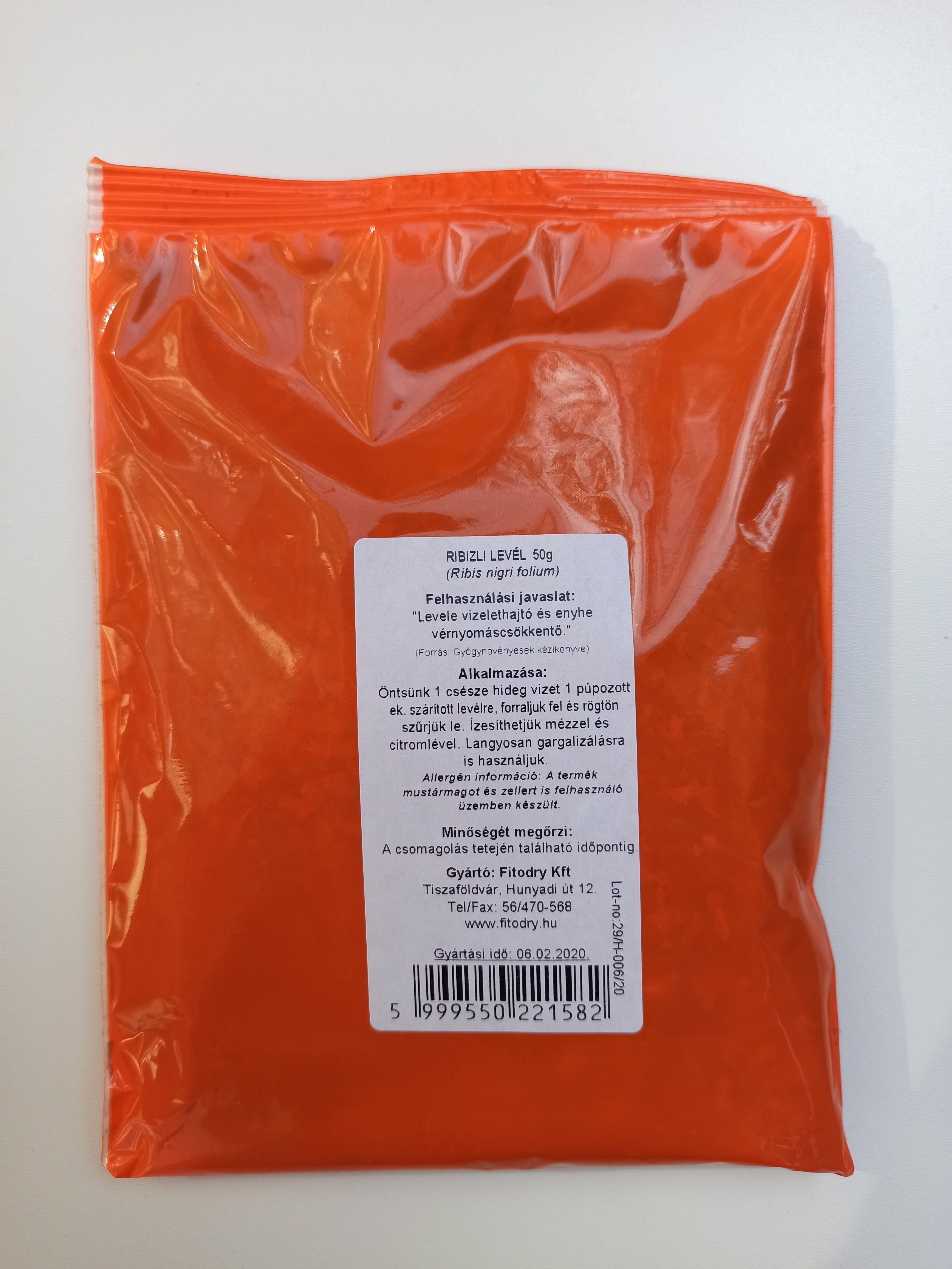 Fitodry Ribizli Levél 50g