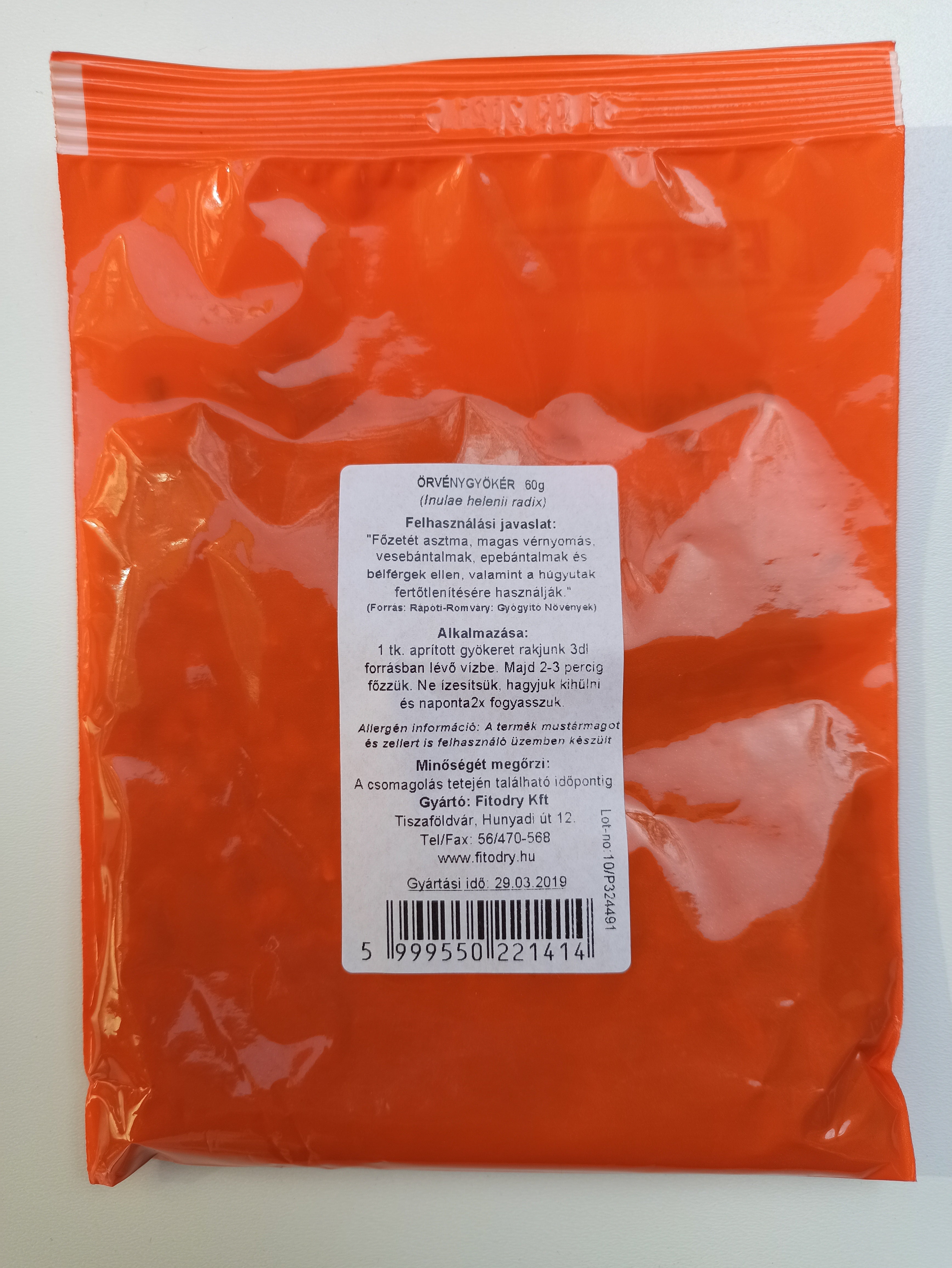 Fitodry Örvénygyökér Tea 60g