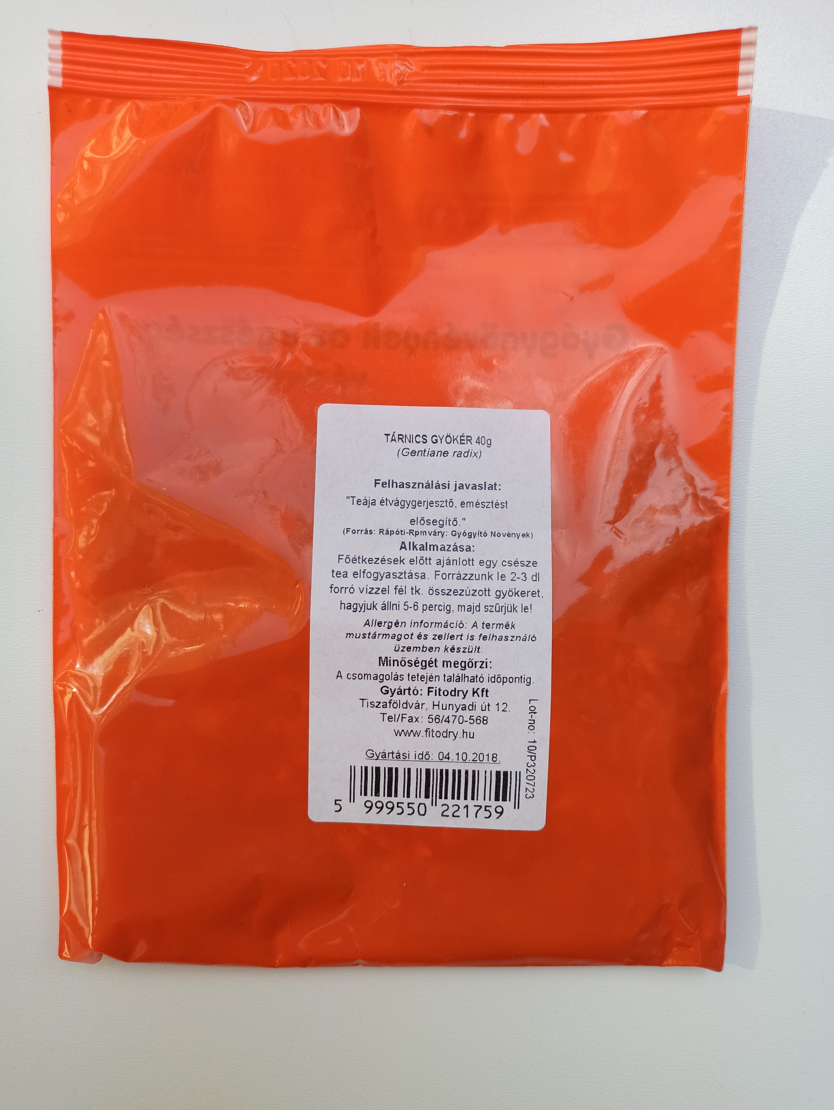 Fitodry Tárnicsgyökér 40g