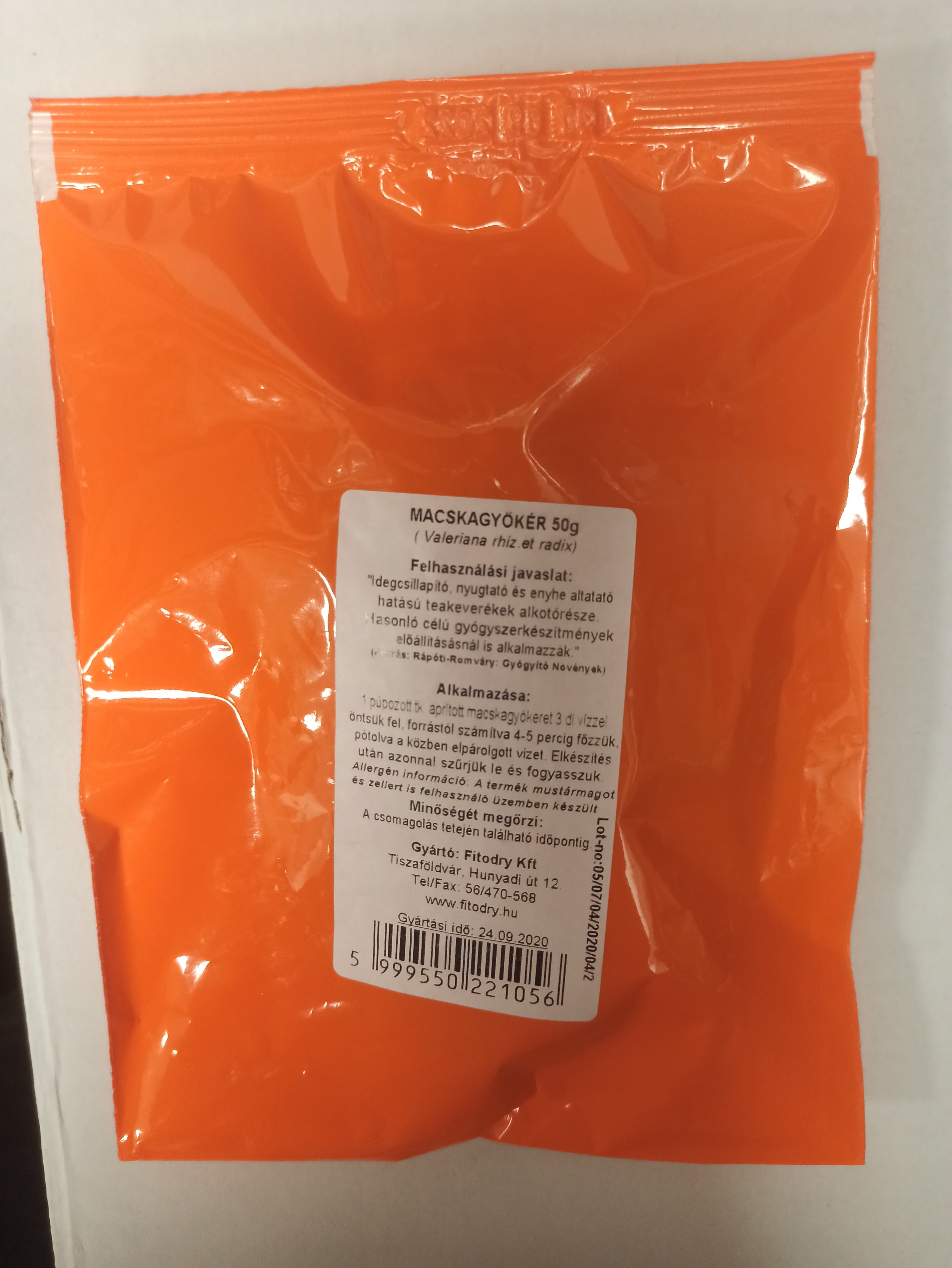 Fitodry Macskagyökér 50g