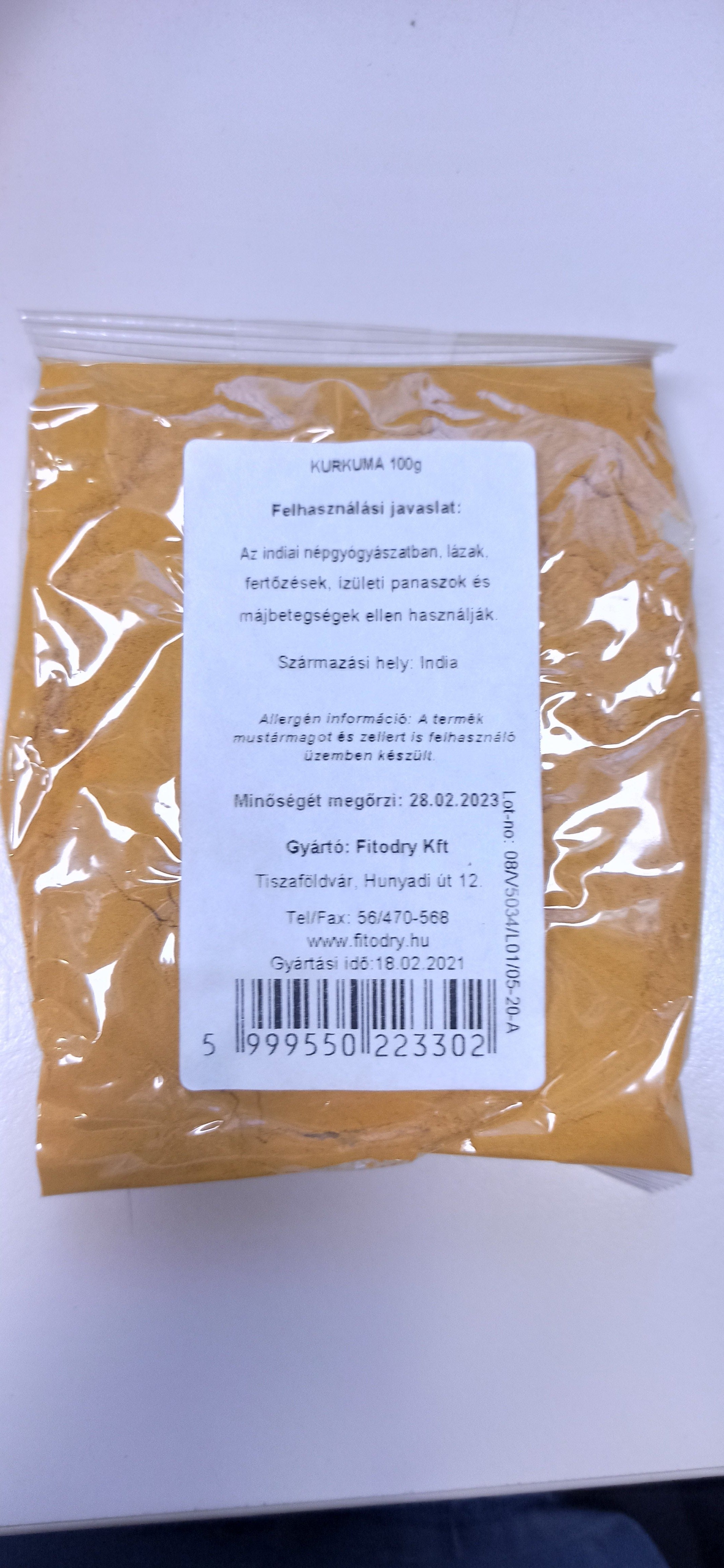 Fitodry Kurkuma 100g