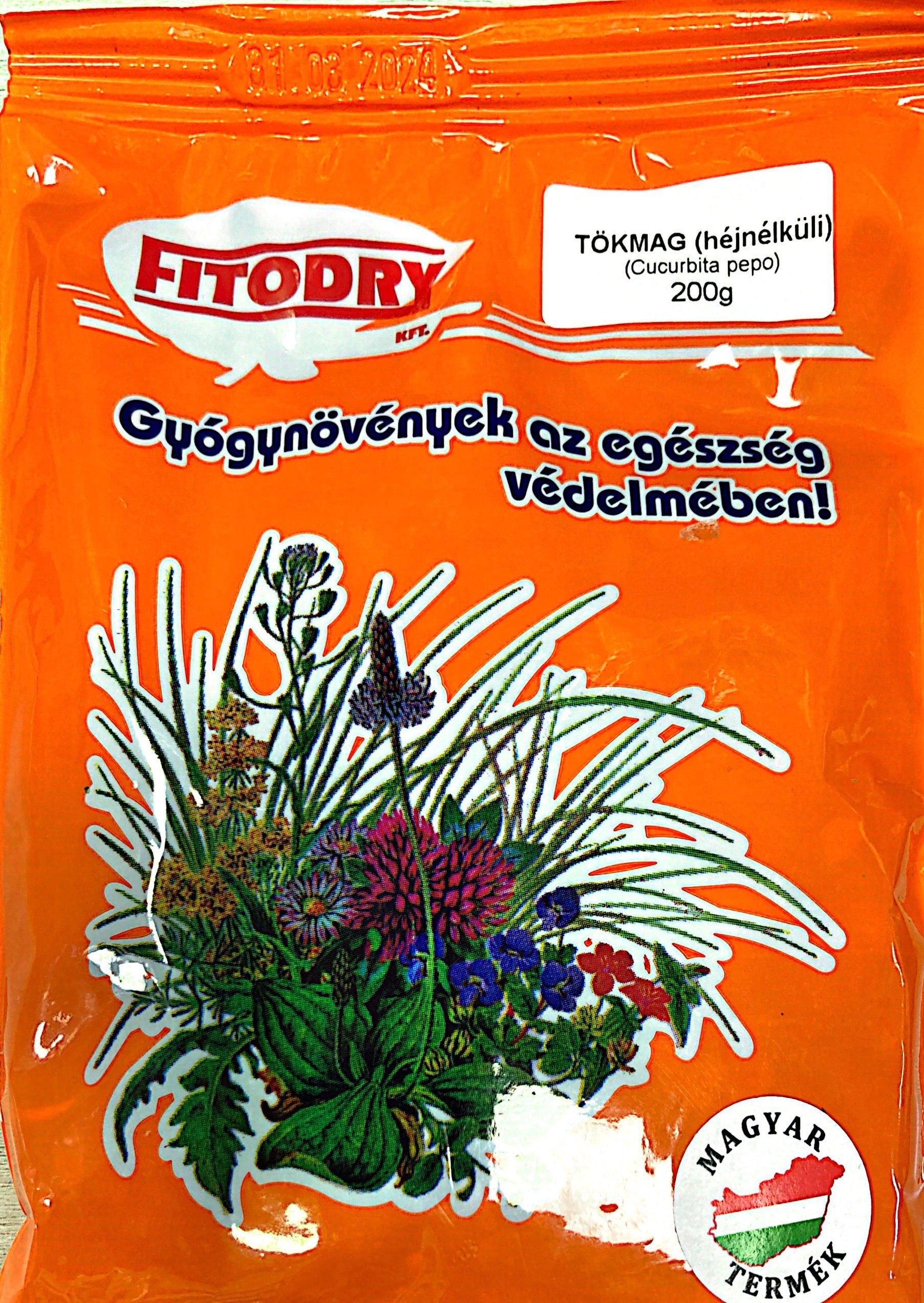 FITODRY TÖKMAG ( héj nélküli ) 200g