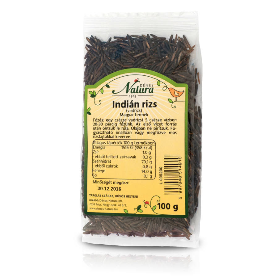 Natura Indián rizs (vadrizs) 100g