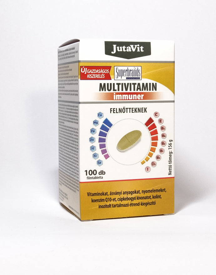 JutaVit Multivitamin Immuner Felnőtteknek  100db