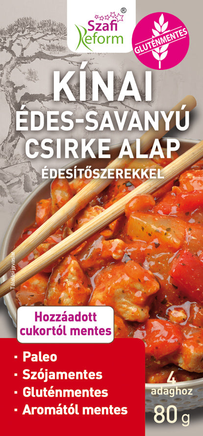 SZAFI REFORM KÍNAI ÉDES-SAVANYÚ CSIRKE ALAP 80G