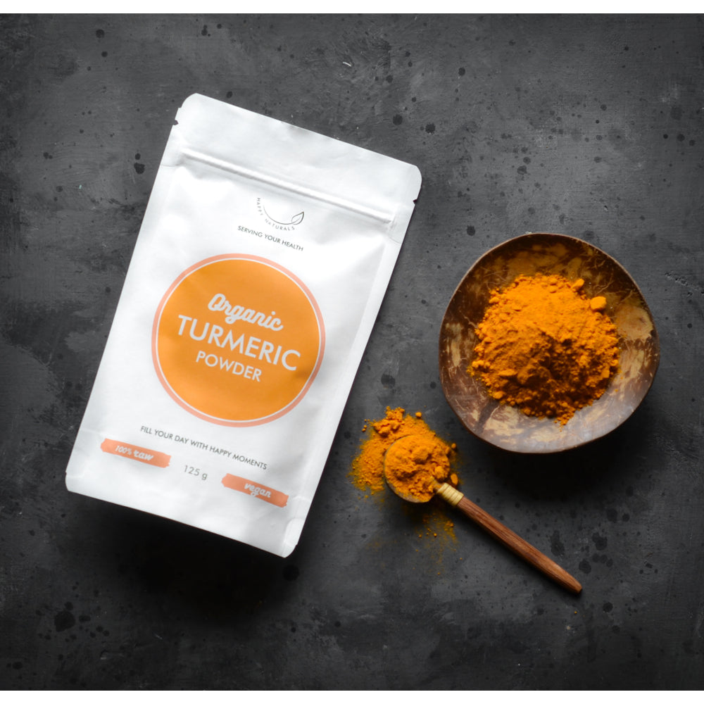 Happy Naturals Bio Kurkuma Por 125g