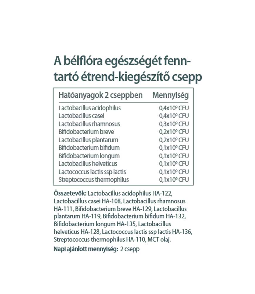 VITAKING FLORA10 élőflórás készítmény (150 csepp)