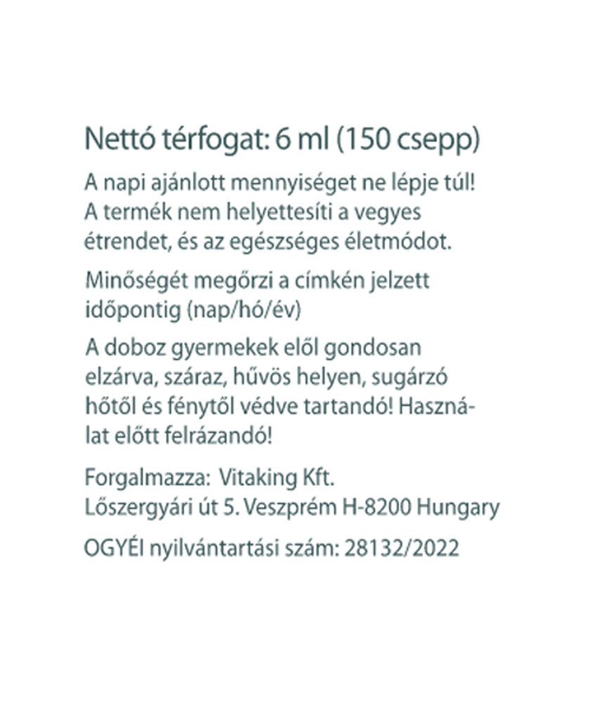 VITAKING FLORA10 élőflórás készítmény (150 csepp)