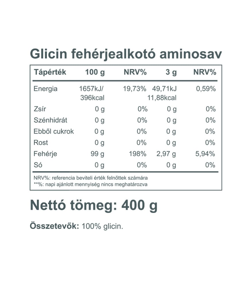 Vitaking Glycin Por 400g