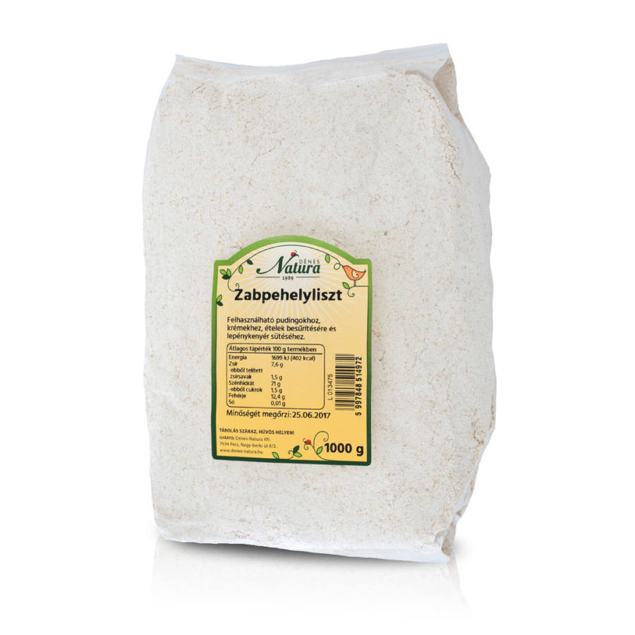 Natura Zabpehelyliszt 1000g
