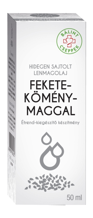 Bálint Lenmagolaj Feketeköménymaggal 50 ml