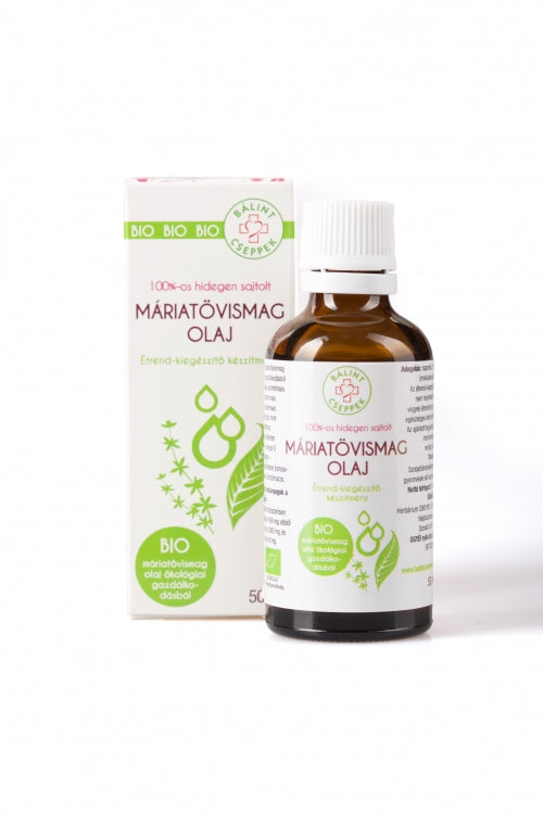 Bálint Cseppek Bio Máriatövismagolaj 50 ml