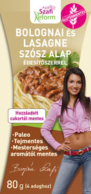 Szafi Reform Bolognai És Lasagne Alappor Term.Édesítővel 80 g