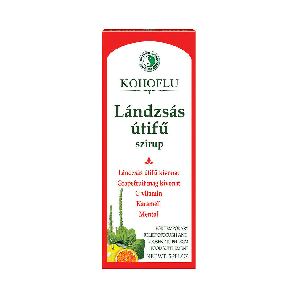 Dr.Chen Kohoflu Lándzsás útifű szirup 150 ml