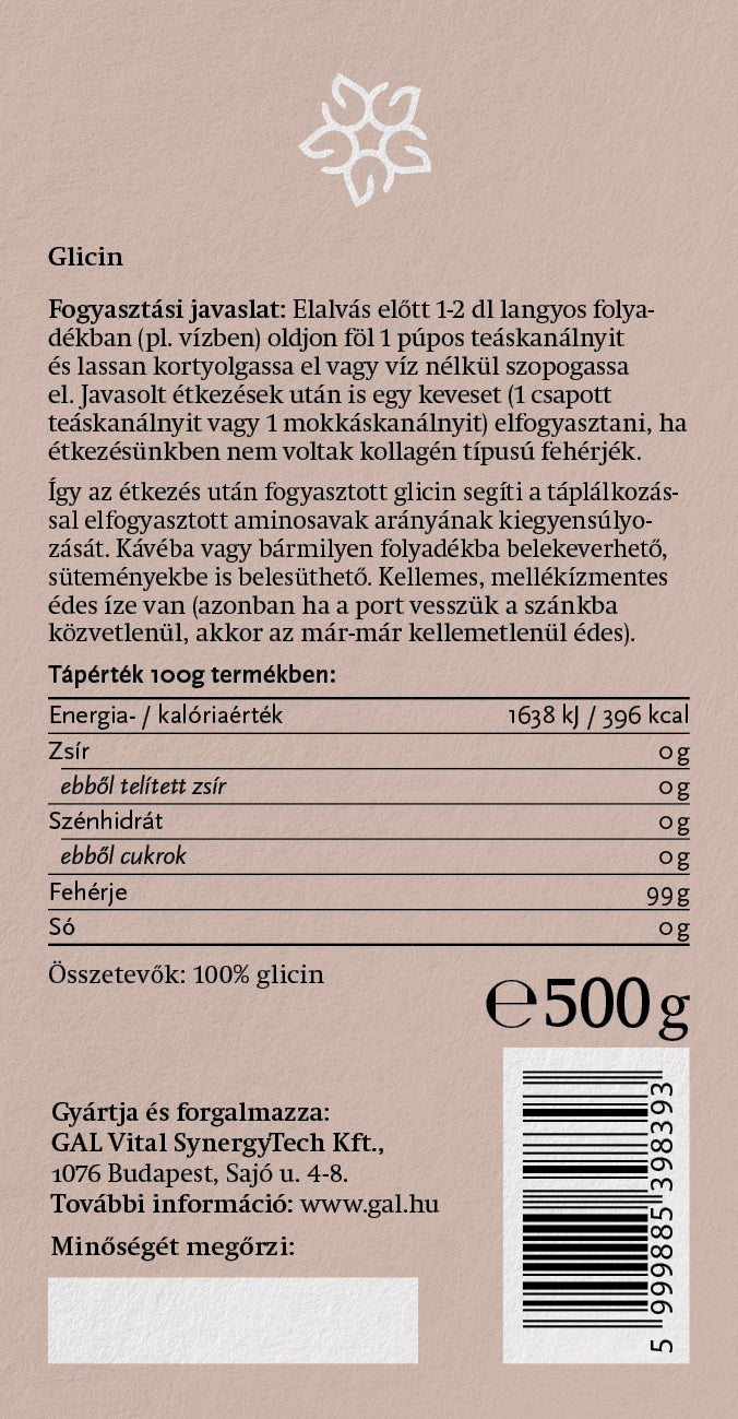 GAL Glicin por 500 g