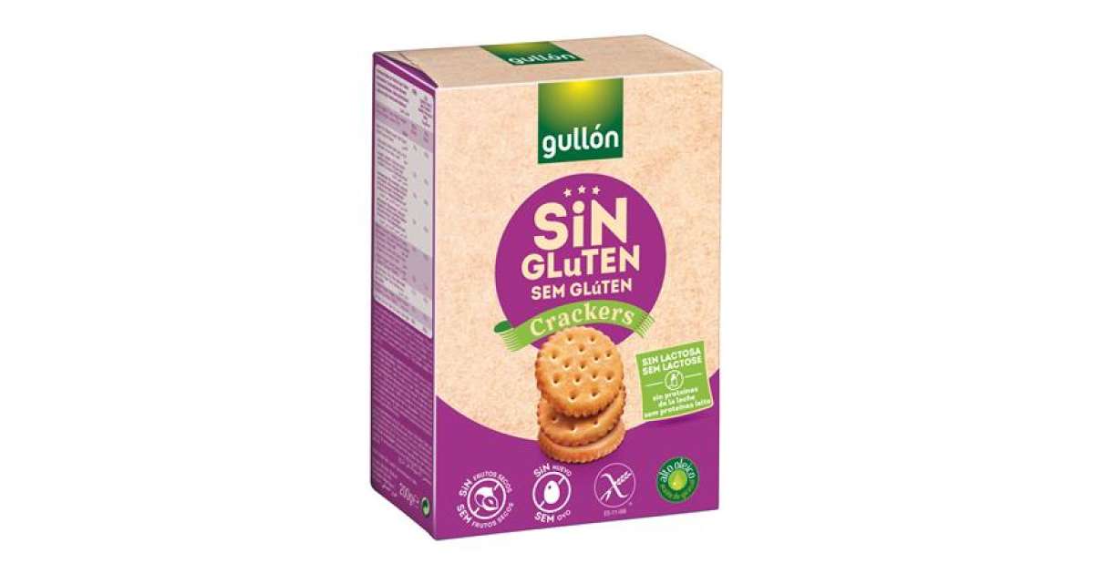 Gullon Cracker gluténmentes sós keksz ( 200 g )