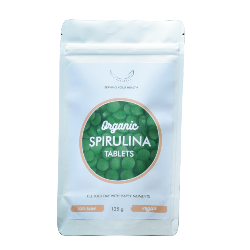 Happy Naturals Bio Spirulina tabletta 125g