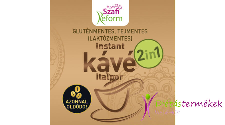Szafi reform 2in1 kávé italpor 150 g