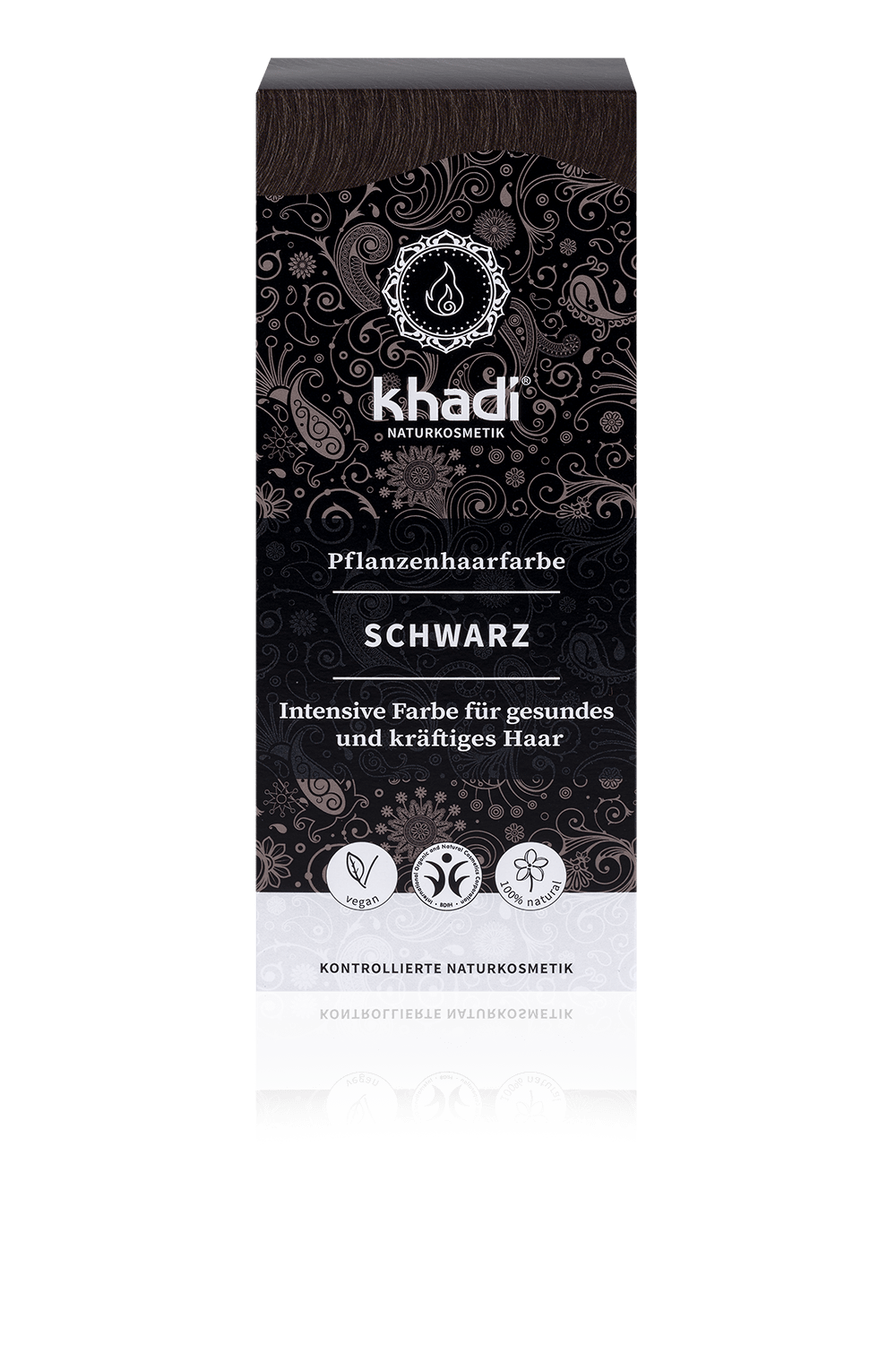 Khadi Hajfesték por Fekete 100 g