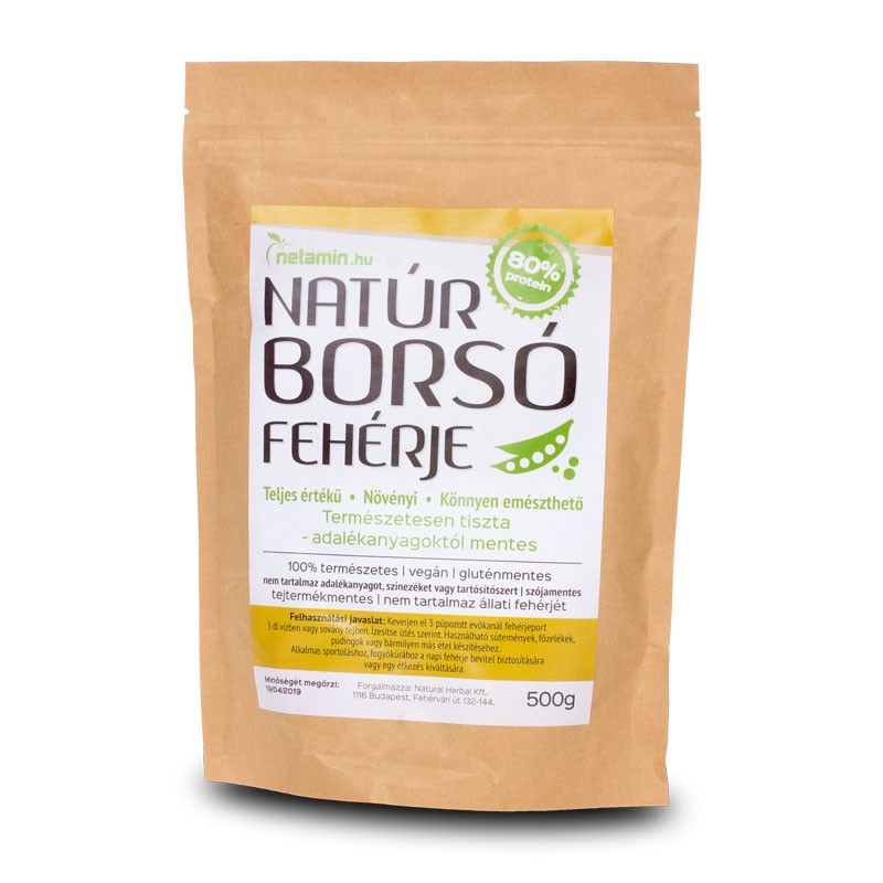 Netamin Natúr Borsó fehérje 500g