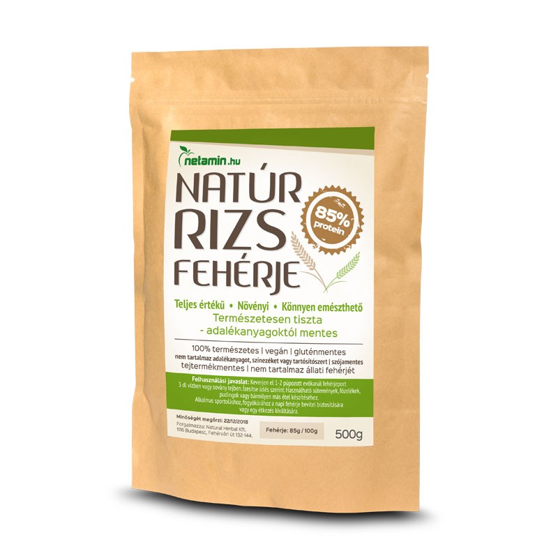 Netamin Natúr Rizs fehérje 500g