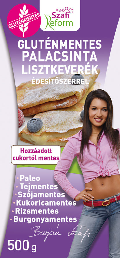 Szafi Reform Gluténmentes Palacsintaliszt Szénhidrátcsökkentett 500 g