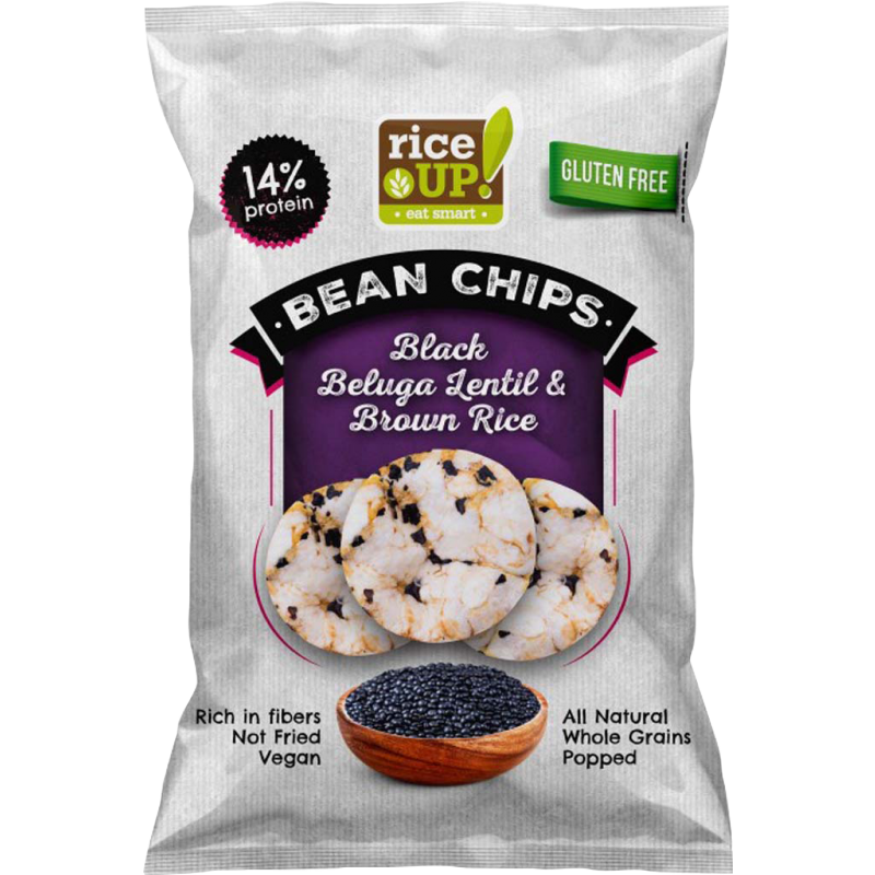 Rice Up Proteines rizs chips Beluga lencsével 60 g