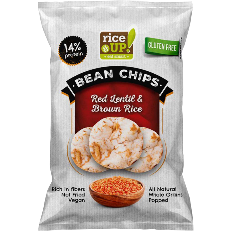 Rice Up Proteines rizs chips Vörös Lencsével 60 g