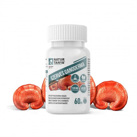 Naturtanya Szerves Ganoderma Pecsétviaszgomba tabletta 60db