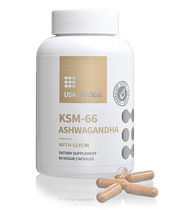 USA medical KSM-66 Ashwagandha kapszula 60db