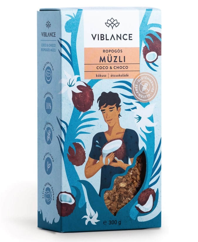 Viblance müzli coco&choco gluténmentes 300g
