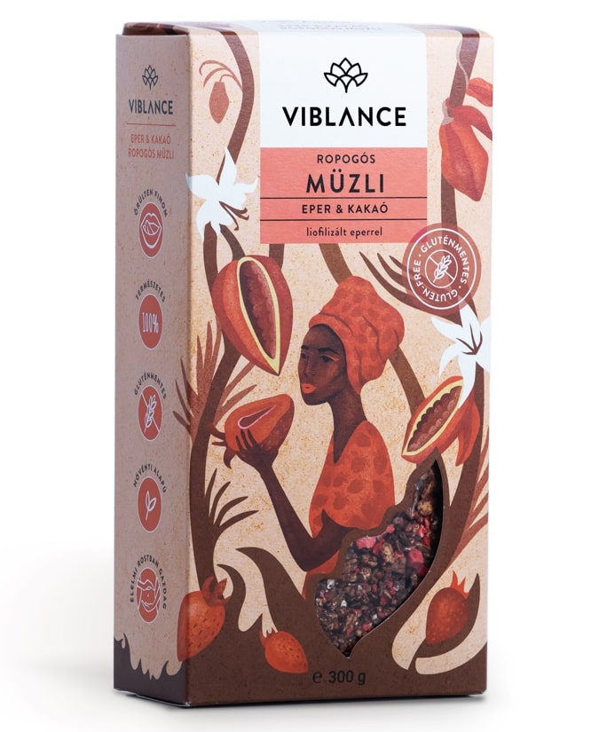 VIBLANCE EPER-KAKAÓ ROPOGÓS MÜZLI ( 300g )