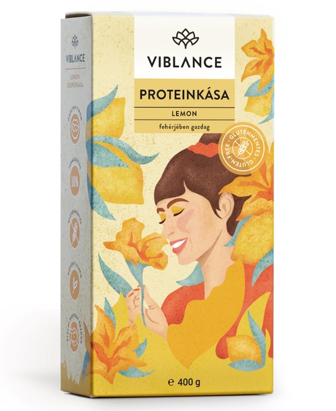 Viblance Lemon Zabkása Proteinkása 400g
