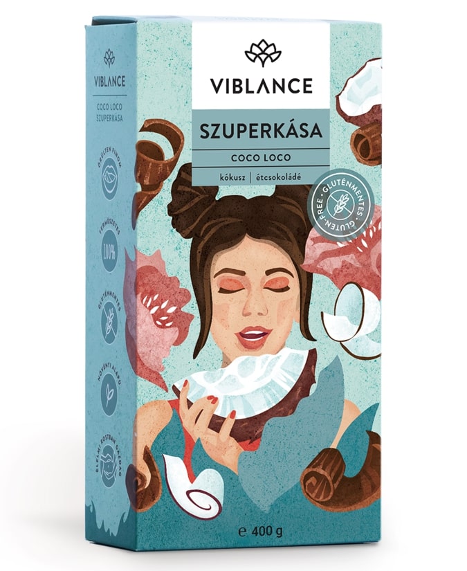 Viblance Coco Loco Zabkása Szuperkása 400g