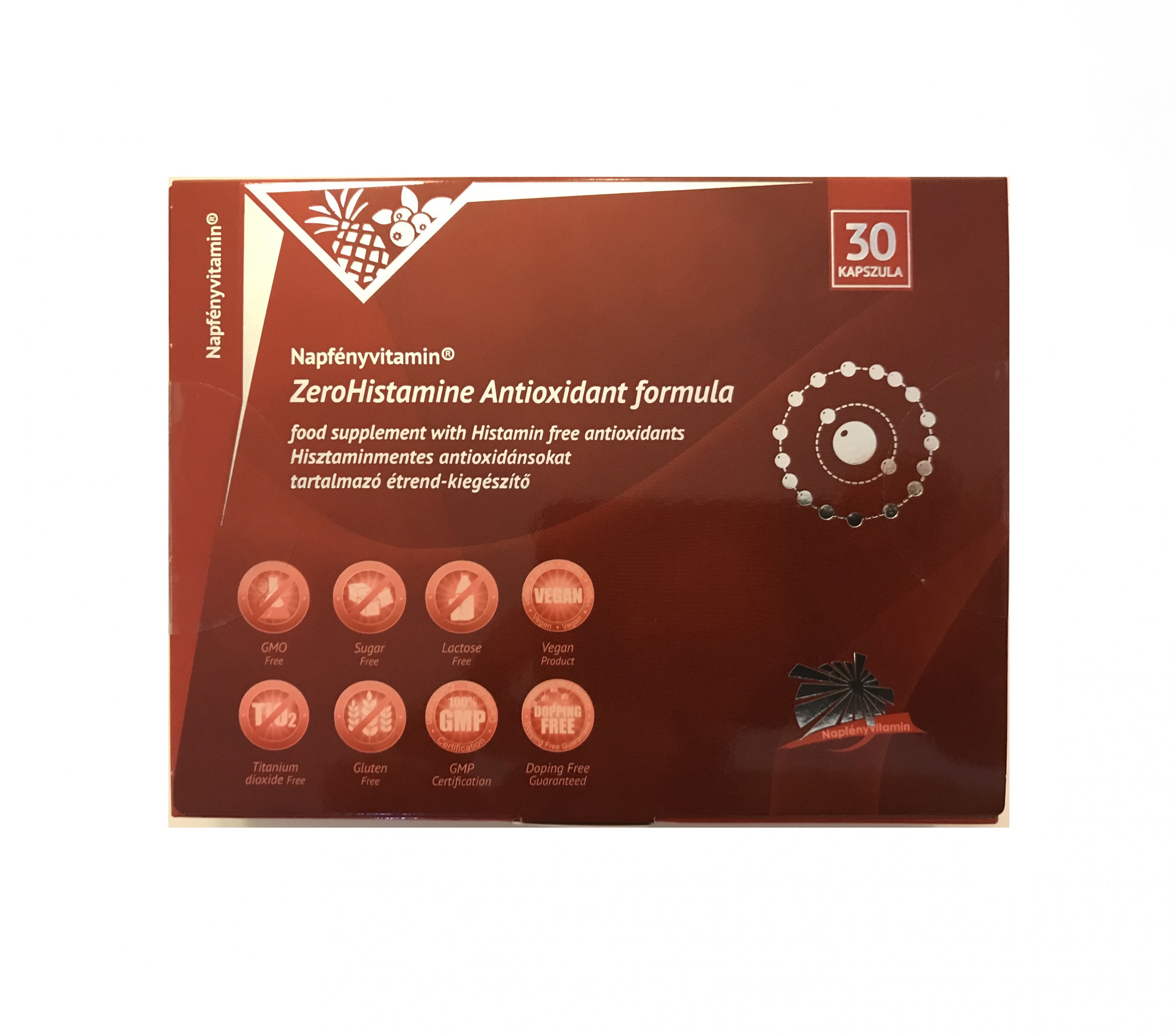 Napfényvitamin ZeroHistamine Antioxidáns formula 30db