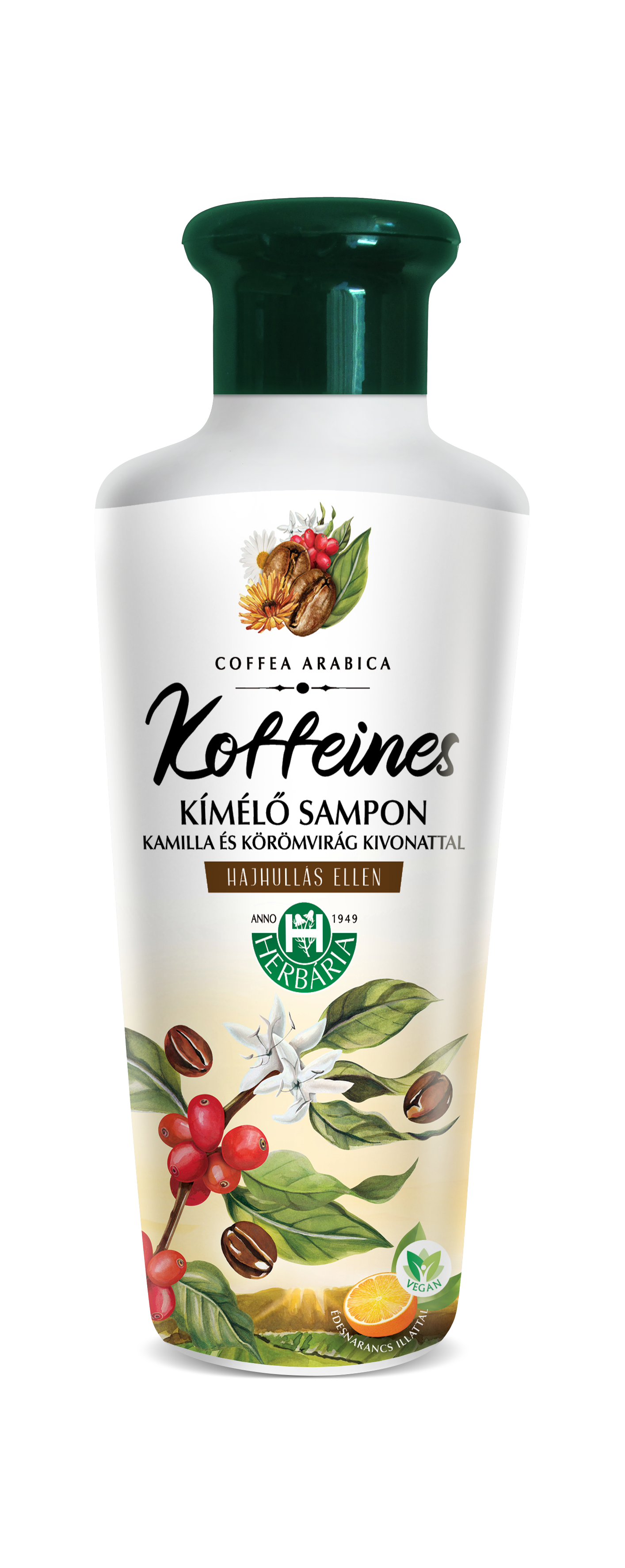 HERBÁRIA KOFFEINES KÍMÉLŐ SAMPON ( 250ML )
