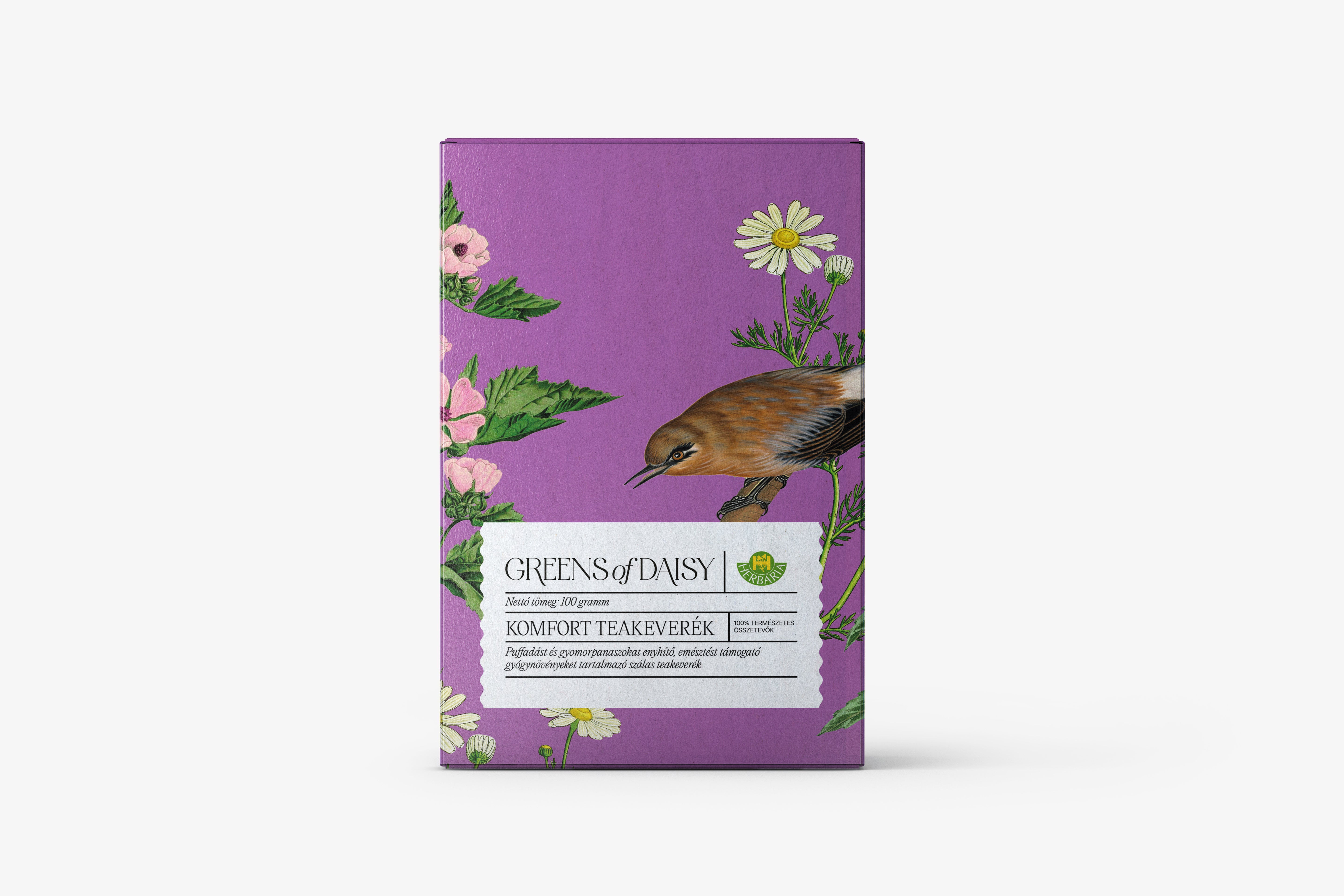 Herbária Greens of Daisy Komfort teakeverék ( 100g )