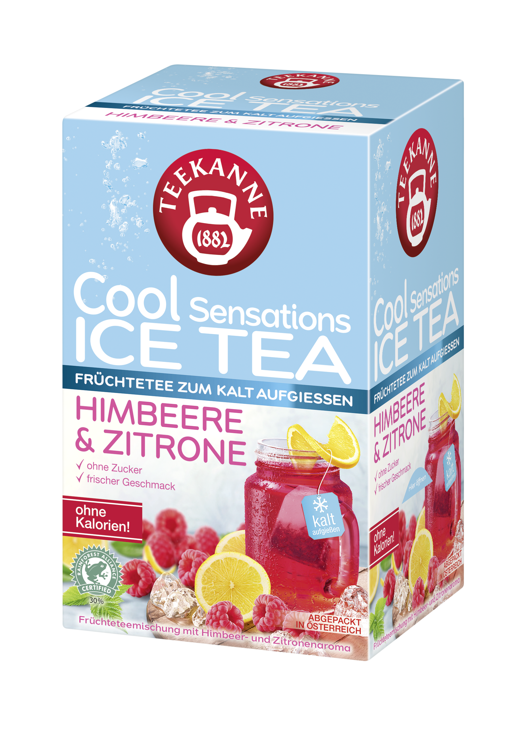 Teekanne jeges tea málna - citrom ( 18 filter )