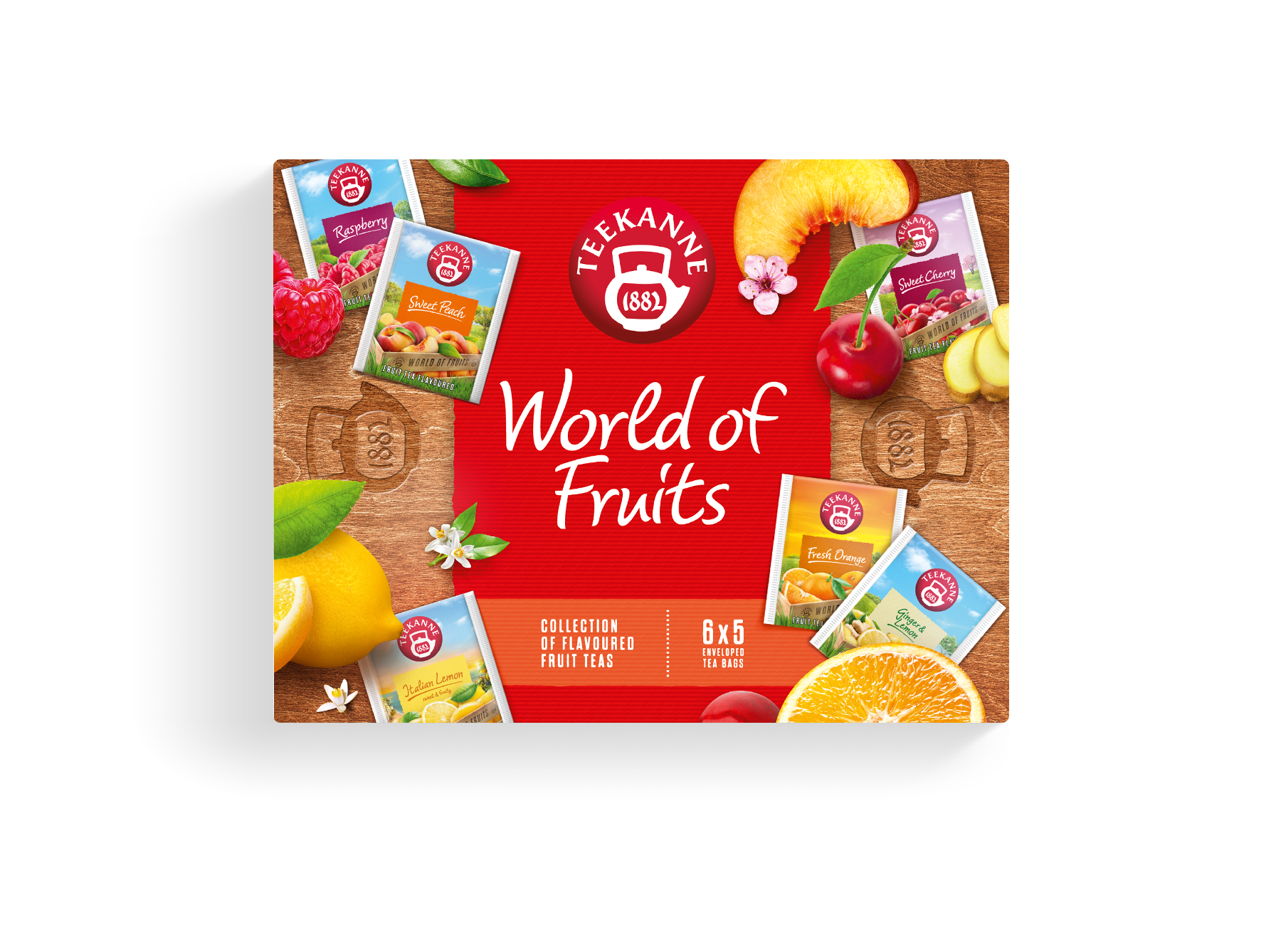 Teekanne Teaválogatás World Of Fruit (6x5g)