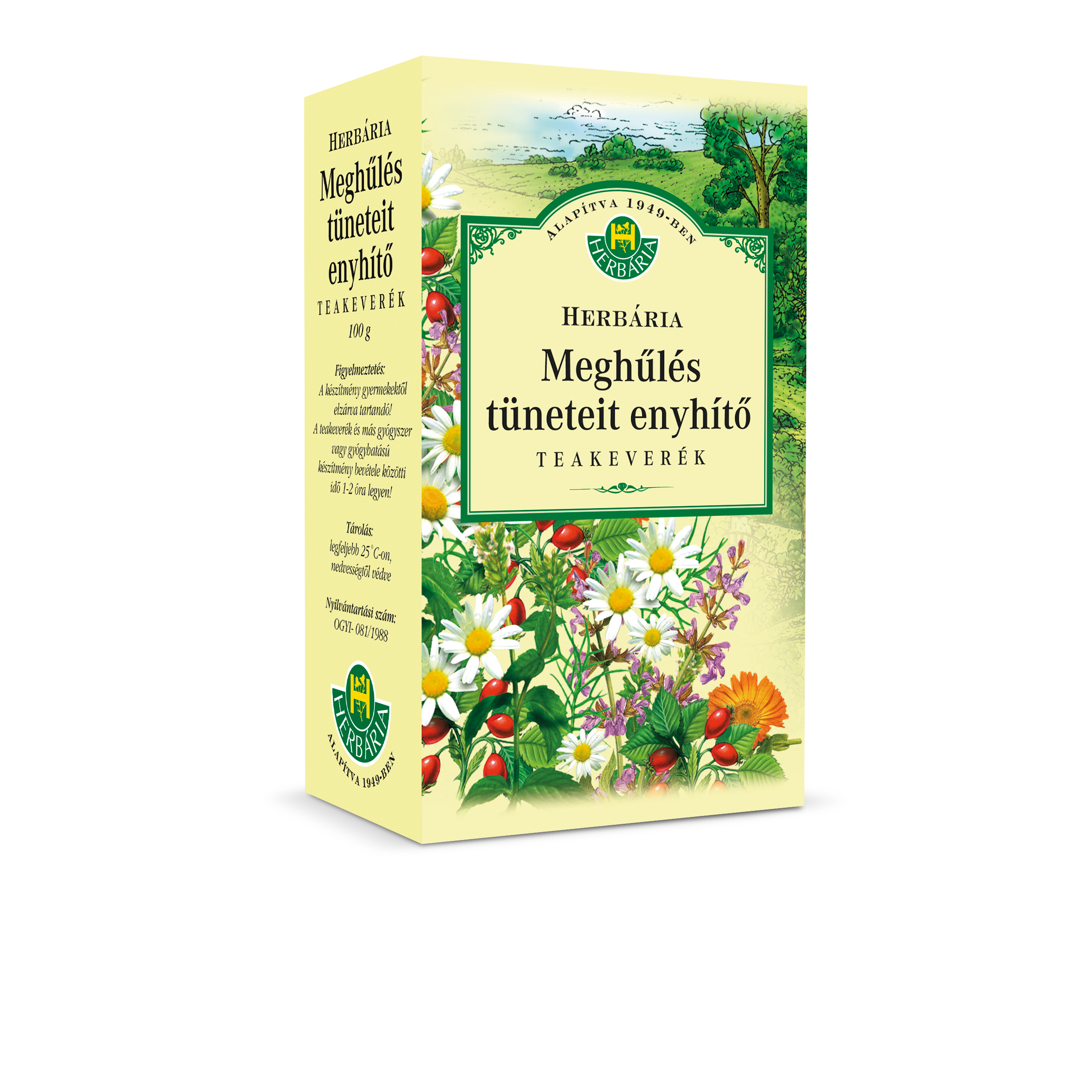 HERBÁRIA MEGHÜLÉS TÜN. ENYH. TEA  ( 100 g )