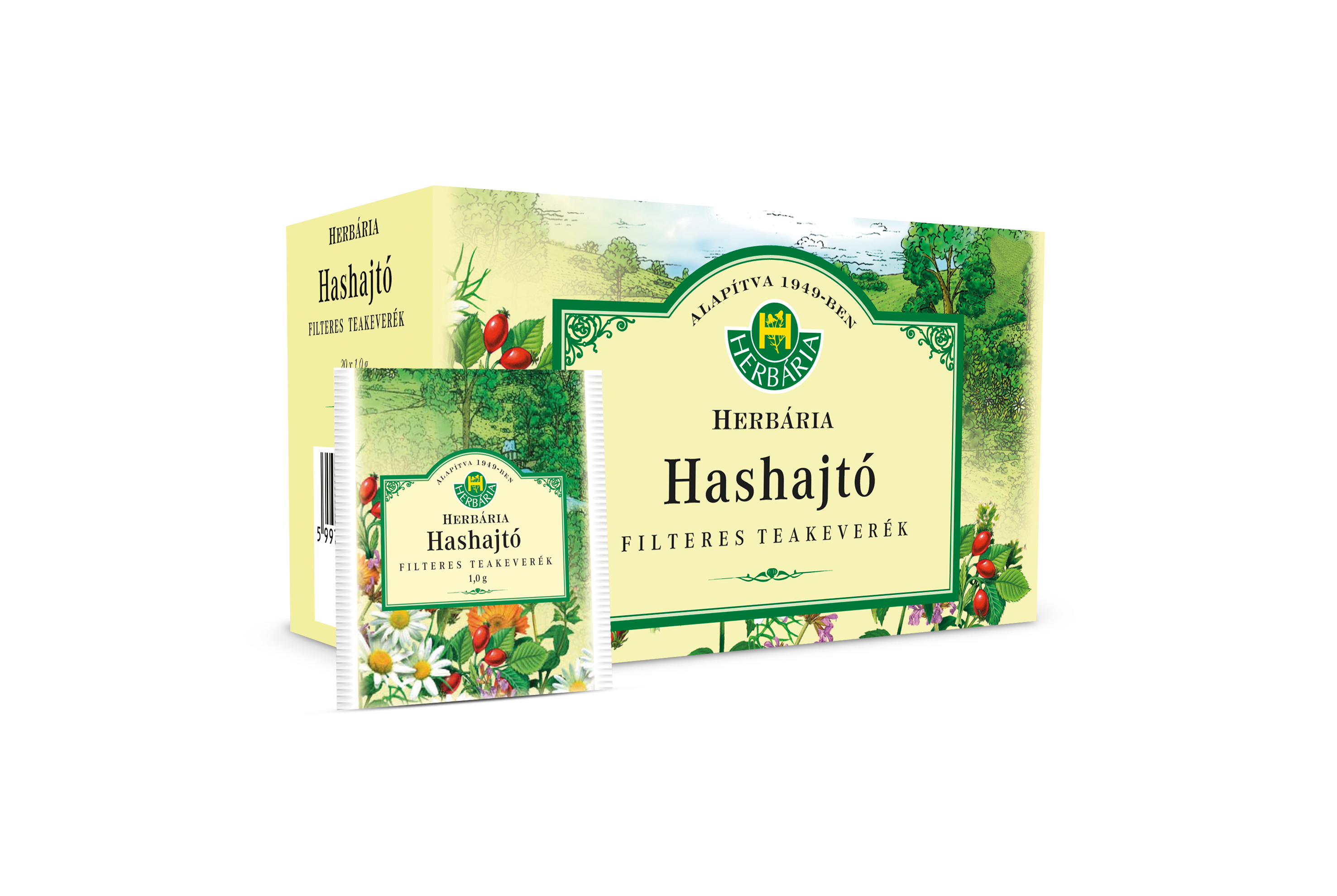 HERBÁRIA HASHAJTÓ TEAKEVERÉK FILTERES ( 20 filter )