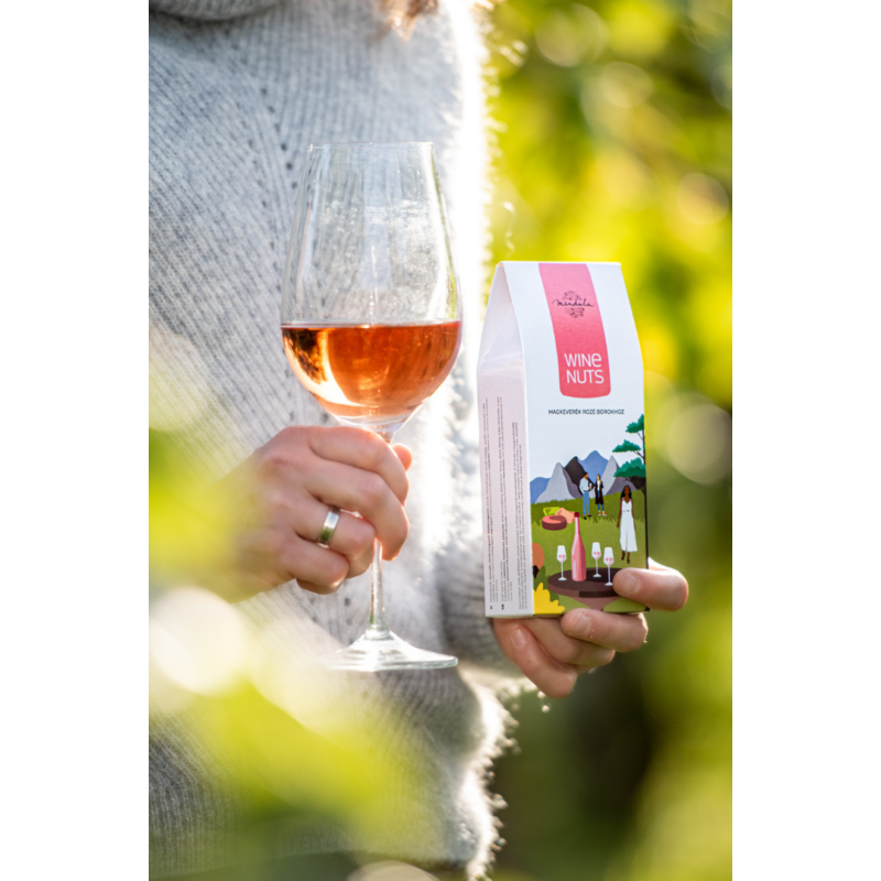 Mendula Wine Nuts magkeverék könnyed rozé borokhoz ( 120g )