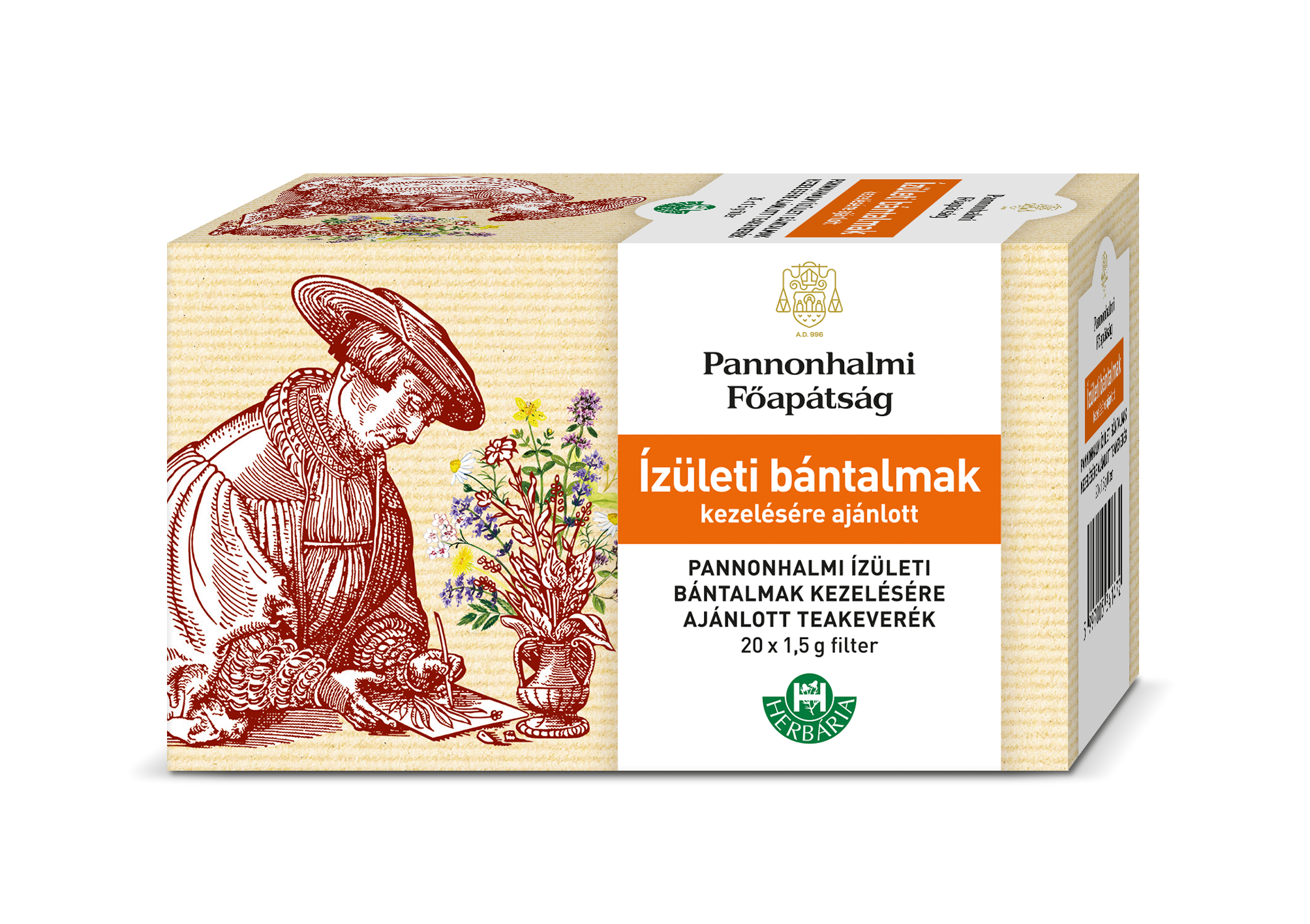 PANNONHALMA IZÜLETI TEA FILTERES ( 20 filter )