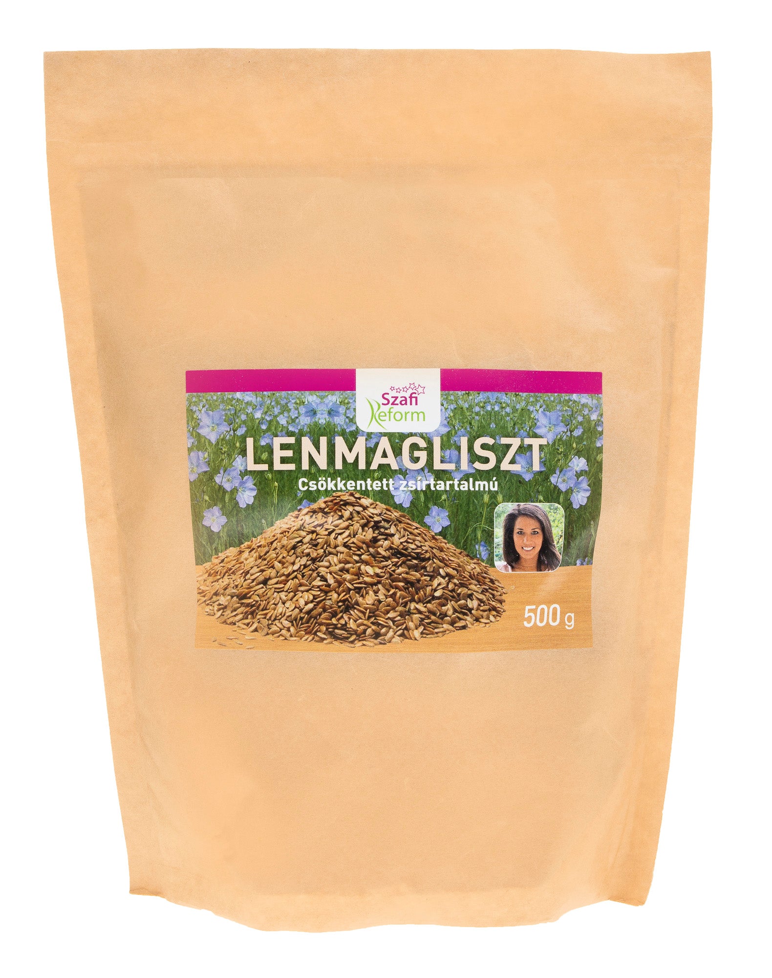 Szafi Reform Zsírtalanított Lenmagliszt 500 g