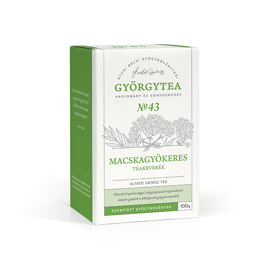 GYÖRGYTEA MACSKAGYÖKERES (Altató hatású tea) TEAKEVERÉK 100g