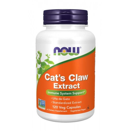 NOW Cat's Claw Extract 120 Veg Capsules