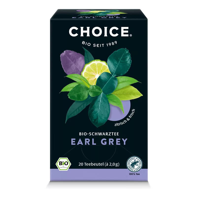 Choice Earl Grey Bio Fekete Tea 20filter