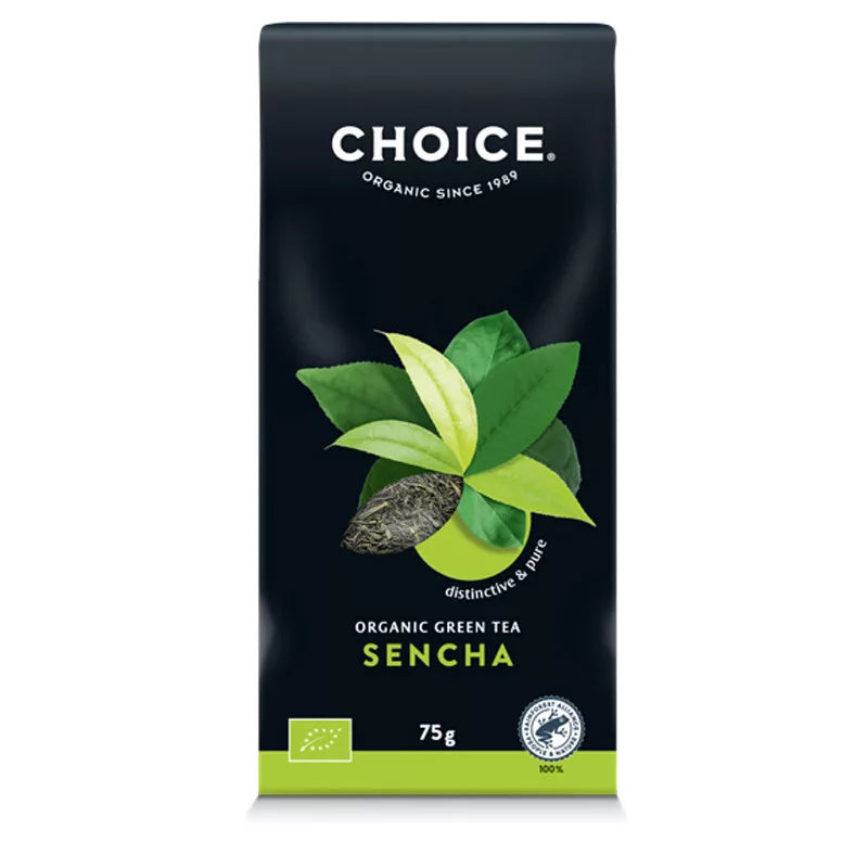Choice Sencha Bio Zöld Szálas Tea 75g